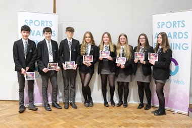 Sports colours awarded to successful students 