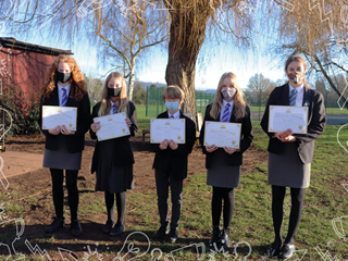 Five students recognised for short story